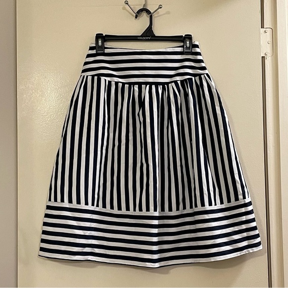 MAEVE by ANTHROPOLOGIE High Seas Skirt in Navy - Picture 3 of 7